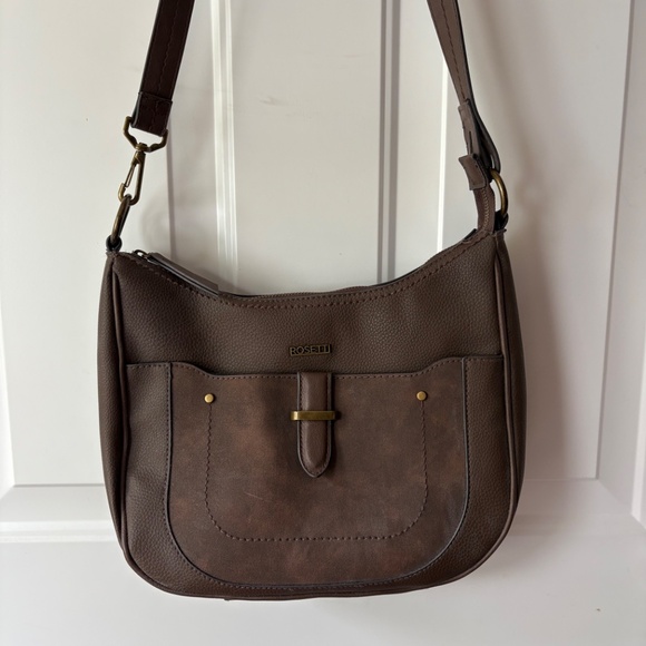 Rosetti Handbag/Crossbody Bag Brown Faux Leather, Excellent Condition - Picture 2 of 9